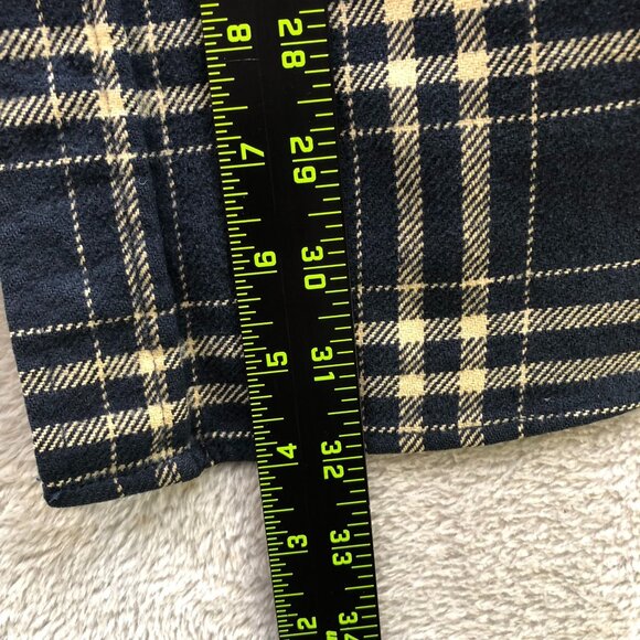 Field & Stream Mens Shirt Large Flannel Long Sleeve Button Up Flannel Plaid Navy - Picture 4 of 10